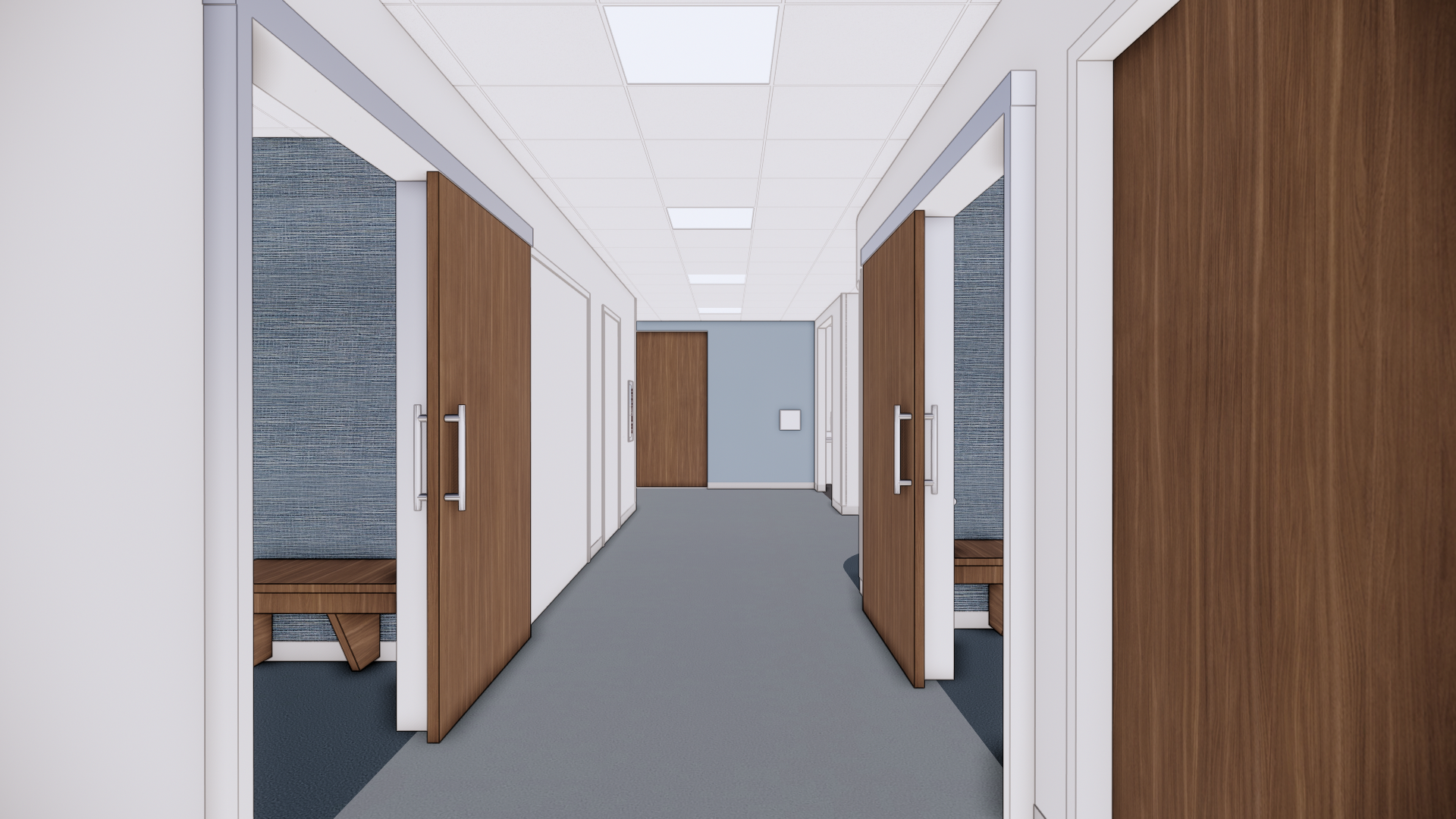 Radiation oncology location render