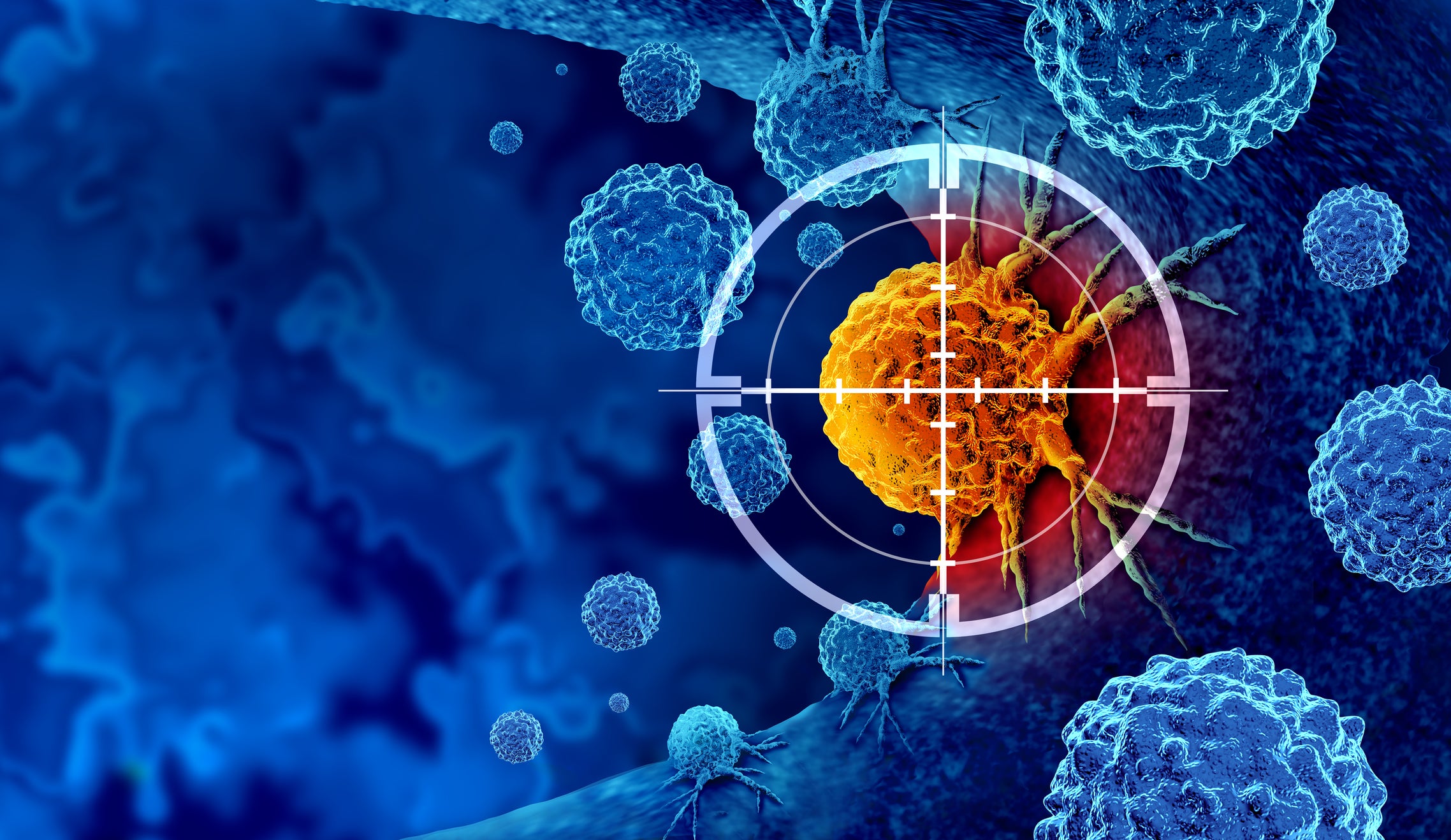 3D render of a cancer cell