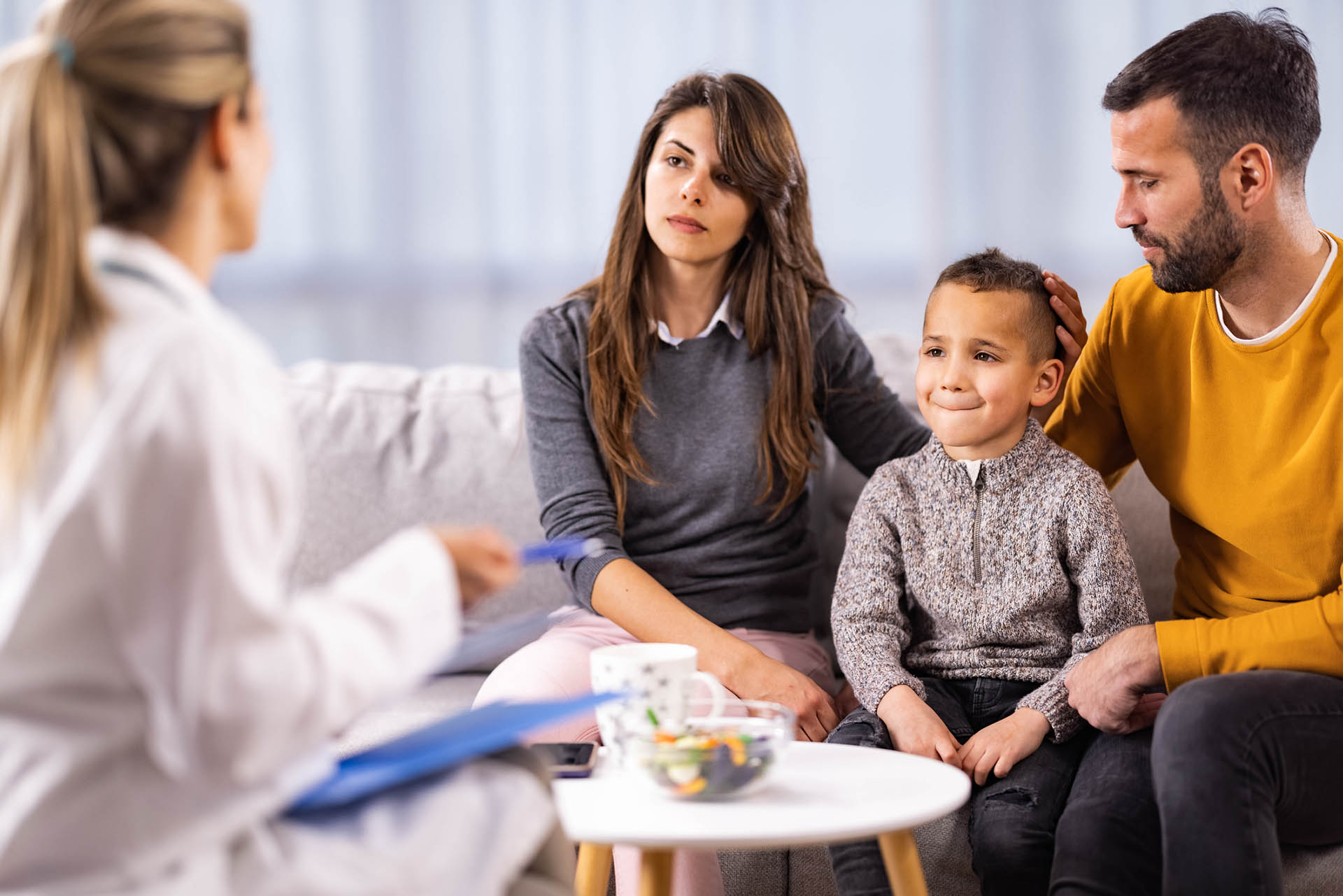 Family meeting with physician