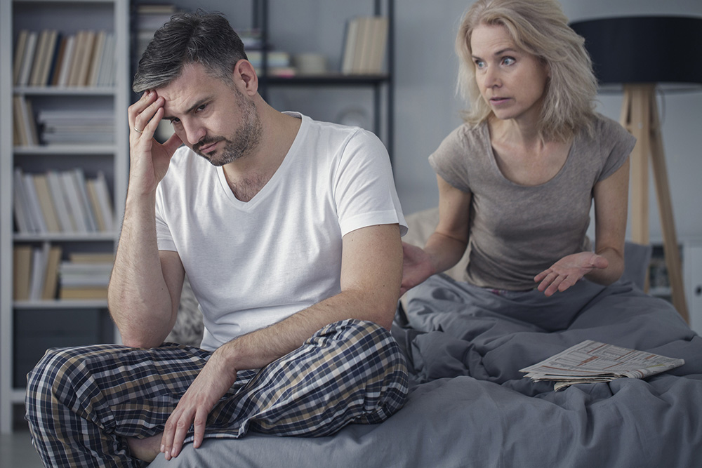 Man concerned about erectile dysfunction