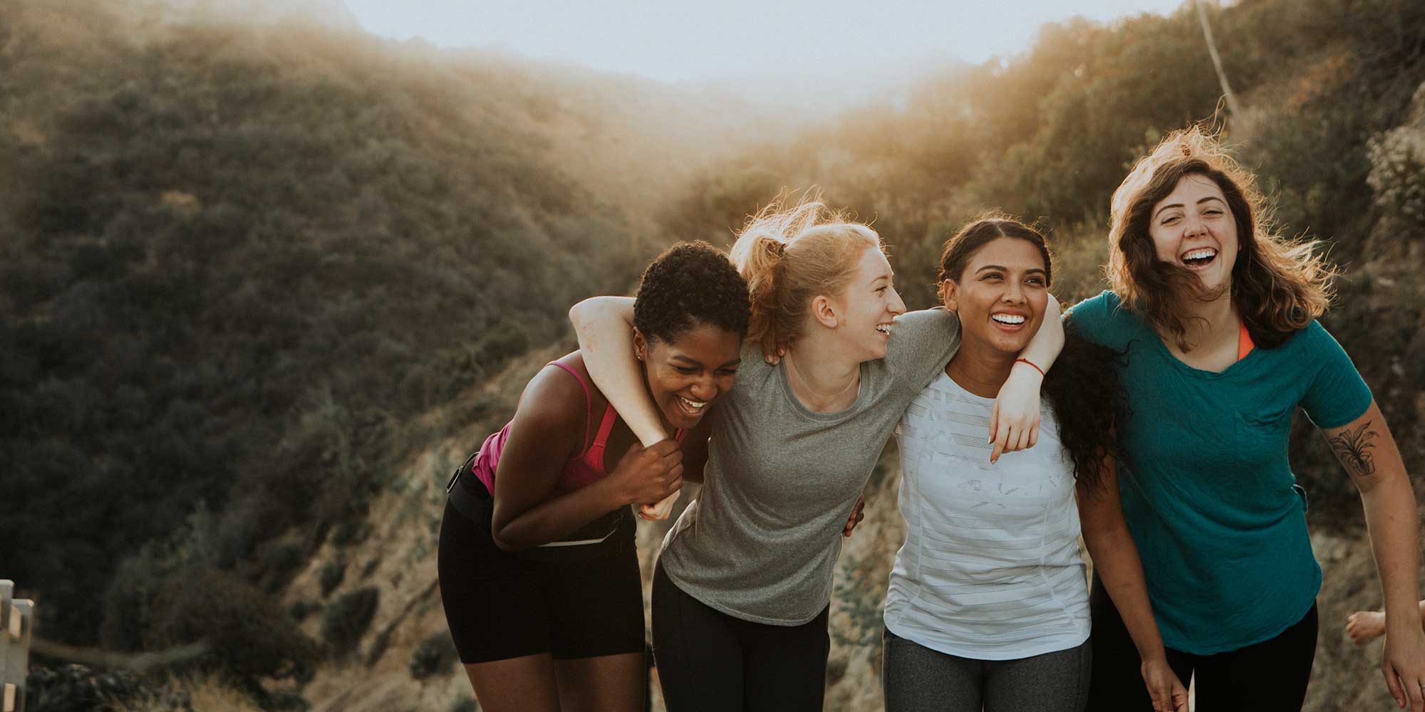 A diverse group of women